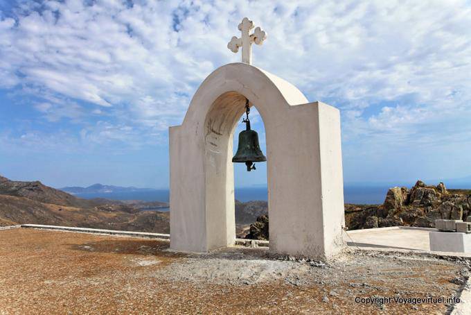 Serifos, Weiße Turm, Kirchturm - Griechenland