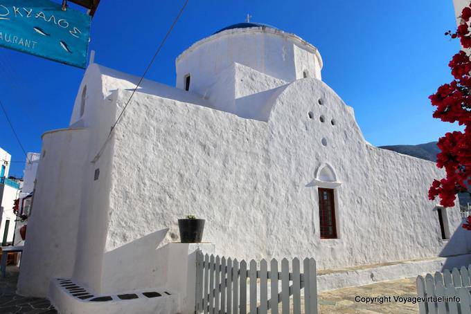 Sifnos, Apollonia Stavros, alte Kirche - Griechenland