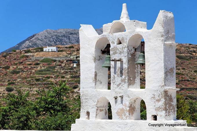 Sifnos, Kastro, zweiköpfigen Turm - Griechenland