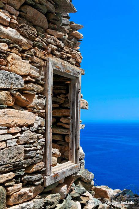 Sifnos, Kastro, Meer Fenster - Griechenland