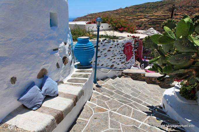 Sifnos, Kastro, architektonische Ästhetik - Griechenland