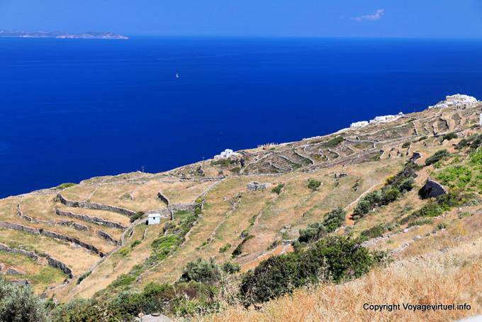 Sifnos, Poulati Bauernlandschaft rund um - Griechenland
