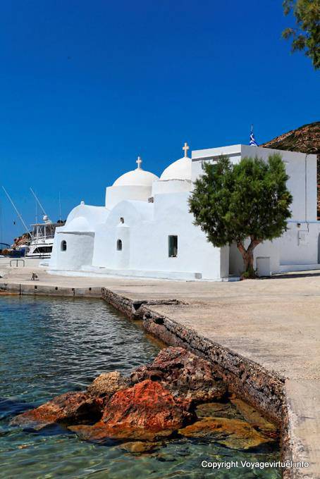 Sifnos, Vathi, Evangelistria Kirche Taxiarches - Griechenland