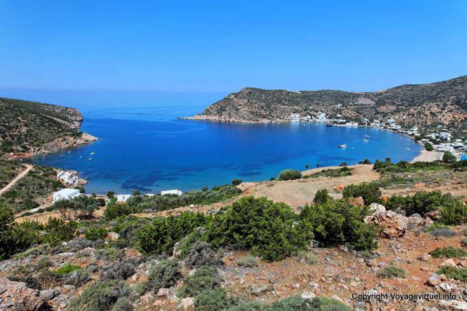 Sifnos, Vathi, Blick auf die Bucht - Griechenland