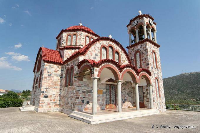 Schöne orthodoxe Kirche, Argolides - Griechenland