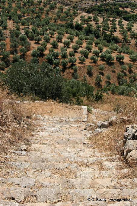 Alte Treppe, Ireo, Argolides - Griechenland