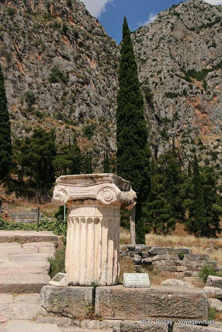 Ionische Kapital, Delphi - Griechenland
