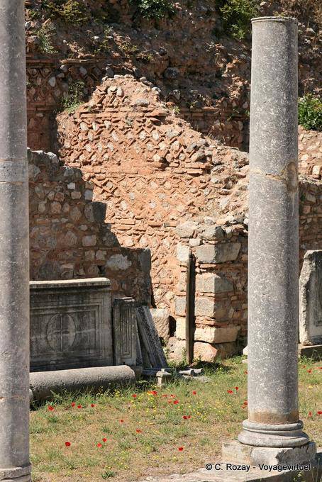 Byzantinischen Ruinen, Delphi - Griechenland