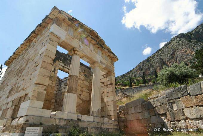 Schatzhaus der Athener, Delphi - Griechenland