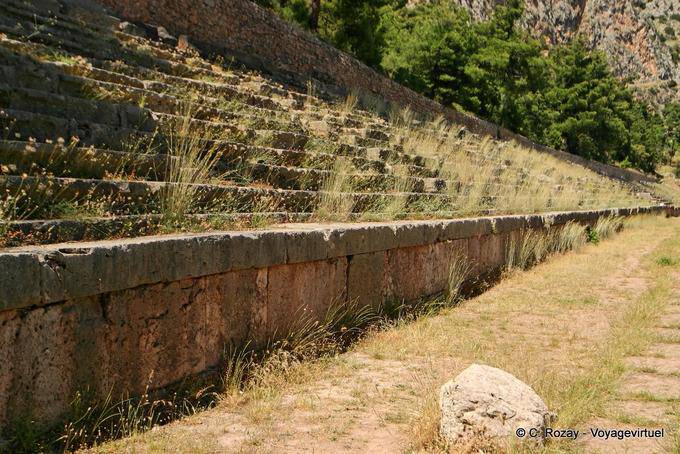 Stadion Tribünen, Delphi - Griechenland
