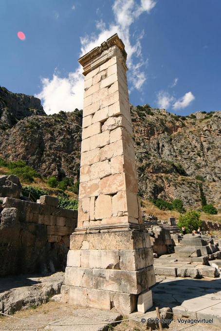 Alte Spalten, Delphi - Griechenland