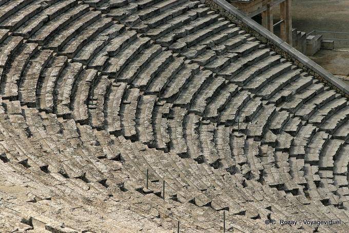 Stative und kerkidès, Epidaurus - Griechenland