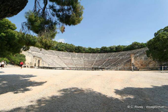 Theater von Epidaurus anzeigen - Griechenland