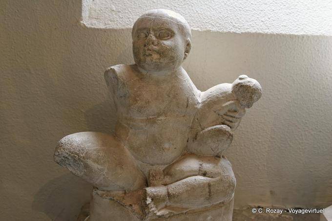 Kinder Affen, Skulptur, Museum von Epidaurus - Griechenland