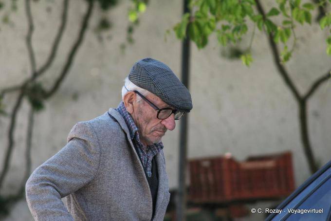 Portrait eines alten Mannes, Athani - Griechenland
