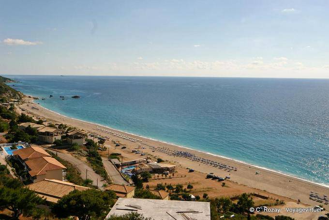 Langen Strand Kathisma, Lefkada - Griechenland