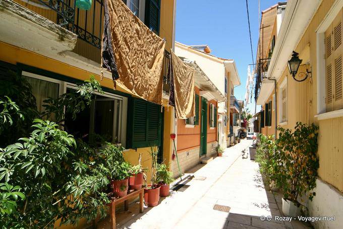 Straße Lefkada - Griechenland