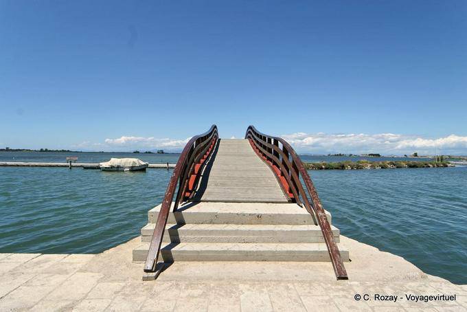 Levkas Fußgängerbrücke aus Alekou Panagouli Lefkada - Griechenland