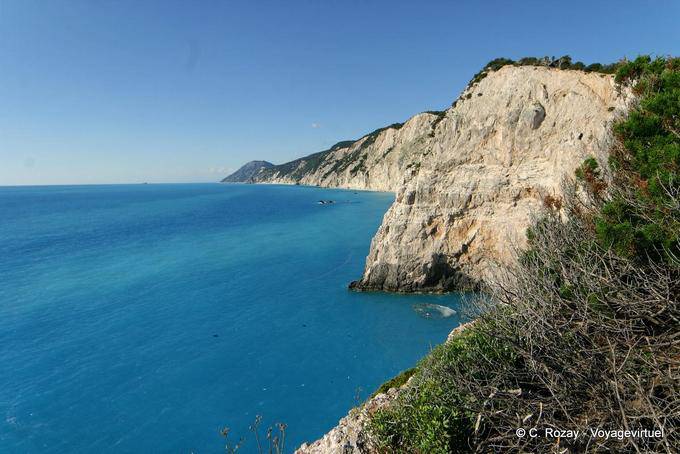 Farben auf das Ionische Meer, Lefkada, Porto Katsiki - Griechenland