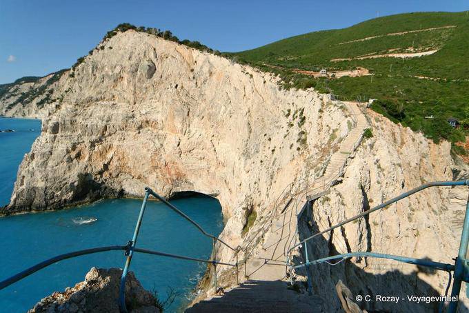 Weiße Kreidefelsen von Lefkada, Porto Katsiki - Griechenland