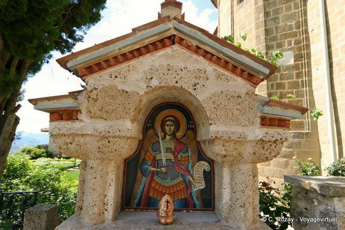Engel Schwert, Agios Stephanos Kloster, Meteora - Griechenland