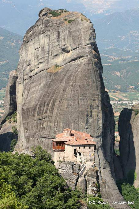 Kloster von Santa Barbara Roussanou, Meteora - Griechenland