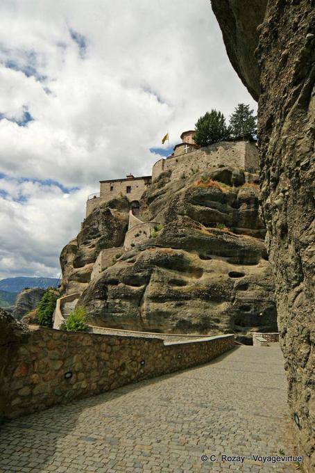 Weg geebnet Kloster Varlaam, Meteora - Griechenland