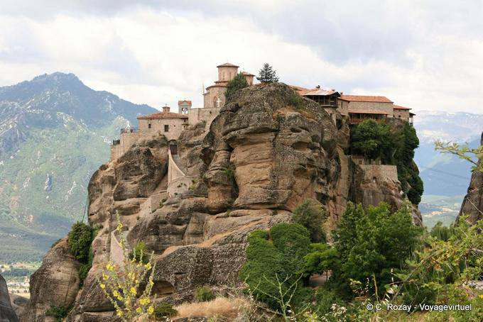 Convent Datum 1536, das Kloster Varlaam, Meteora - Griechenland