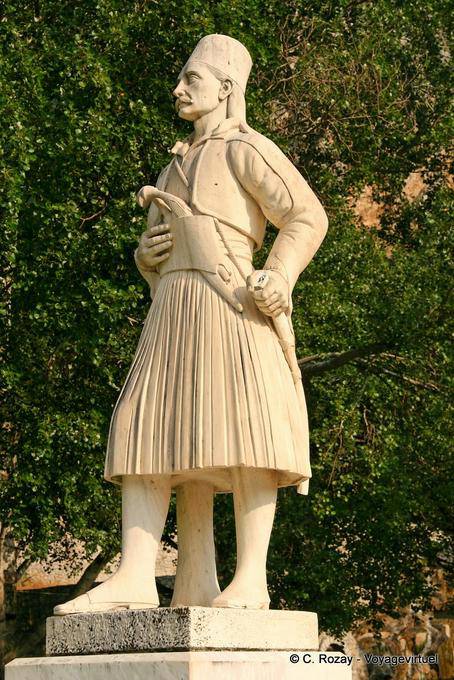 Nafplion Statue Staikos Staikopoulos - Griechenland