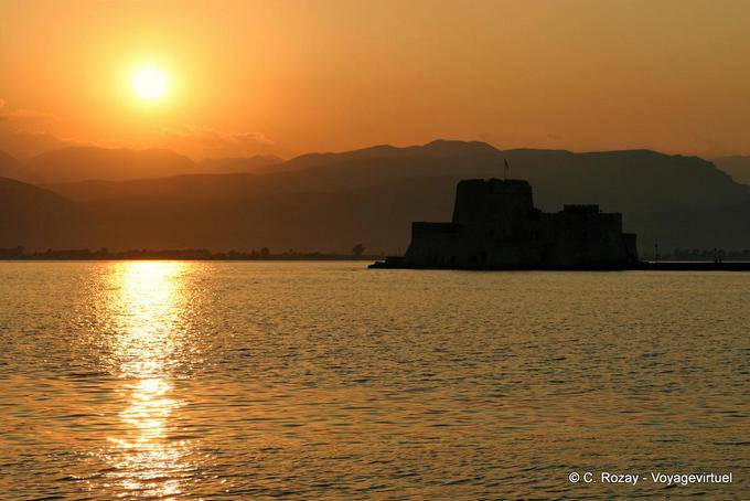 Nafplio, die venezianische Festung Bourdzi - Griechenland
