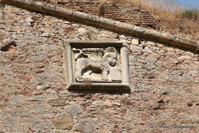 Venezianischen Löwen Bastion Grimani, Nafplion - Griechenland