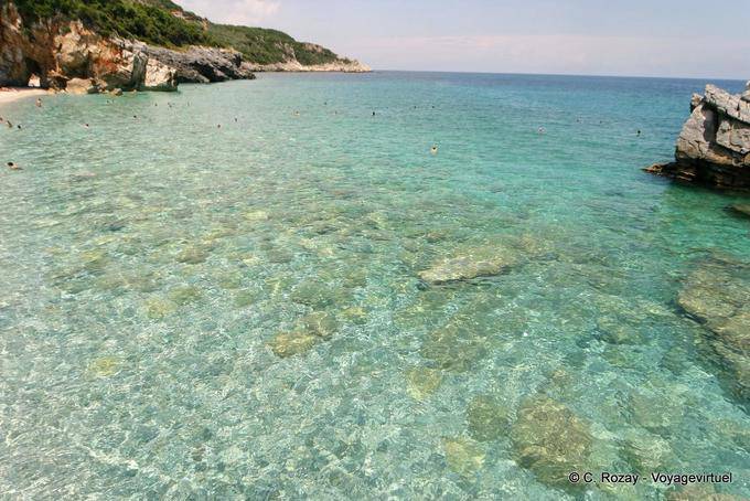 Kristallklares Wasser, Milopotamos Pilion - Griechenland