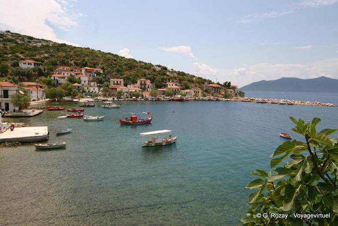 Gesamtansicht der Bucht Agia Kyriaki - Griechenland