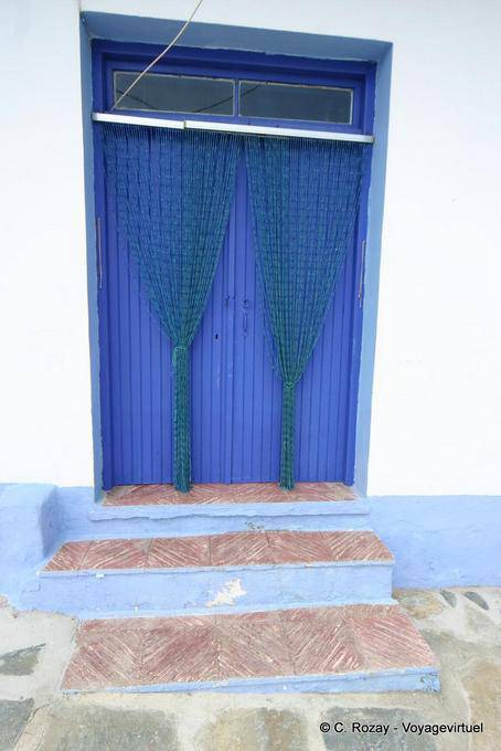 Blaue Tür, Agia Kyriaki - Griechenland
