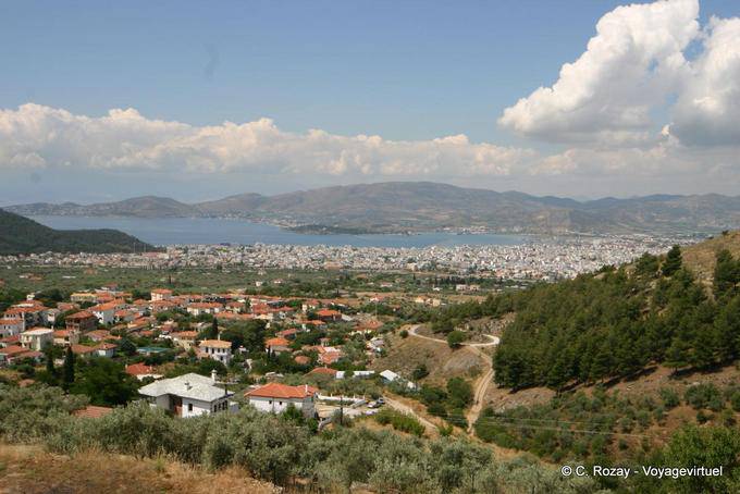 Panorama-Blick, Volos, Pelion - Griechenland