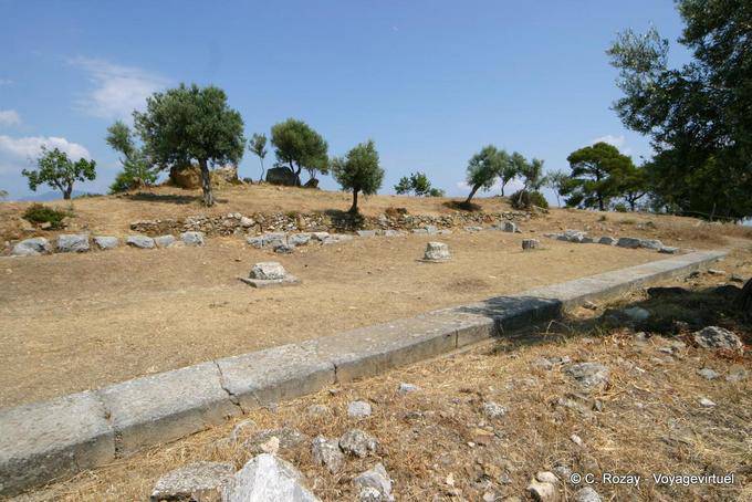 Ruinen des Heiligtums von Poseidon, Poros - Griechenland