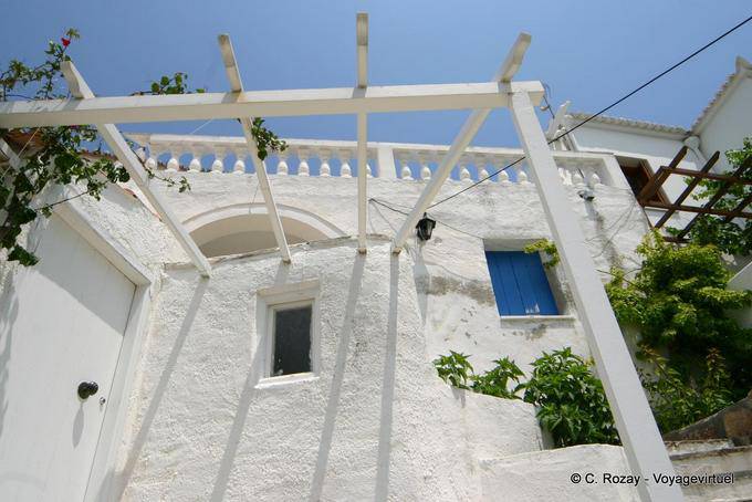 Weiß Pergola, Poros - Griechenland