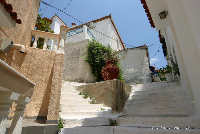 Doppeltreppe, Poros - Griechenland