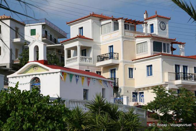 Kapelle in die Augen und Lebensraum, Poros - Griechenland