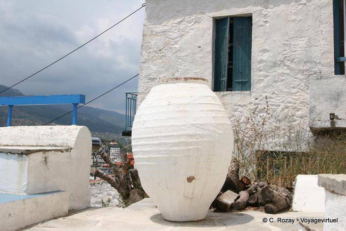 Große Glas dekoriert Höhen von Poros - Griechenland