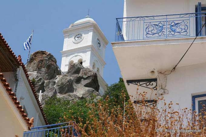 Piton des Glockenturms, Poros - Griechenland