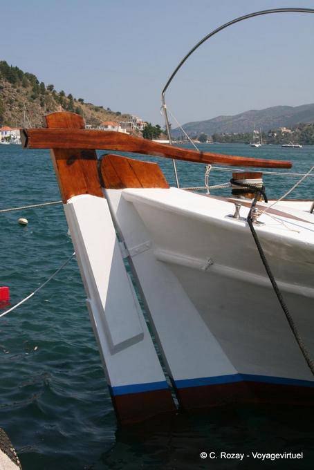 Holzruder, Poros - Griechenland