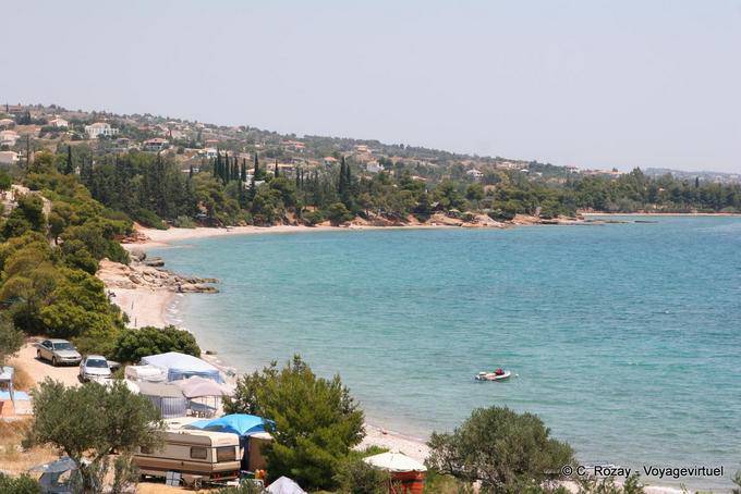 Strand und Landschaft Porto Heli - Griechenland