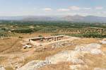 Panorama Ebene von Argolis, Ireo, Griechenland.