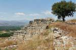 Wall of Argos Heraion, Ireo, Griechenland.
