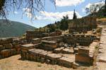 Einer der Schätze, Delphi, Griechenland.