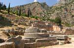Hängen des Parnass, Delphi, Griechenland.