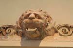 Lion Kopf, Skulptur, Museum von Delphi, Griechenland.