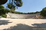 Theater von Epidaurus anzeigen, Griechenland.