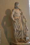 Asklepios oder Asklepios, Gott der Medizin, Museum von Epidaurus, Griechenland.